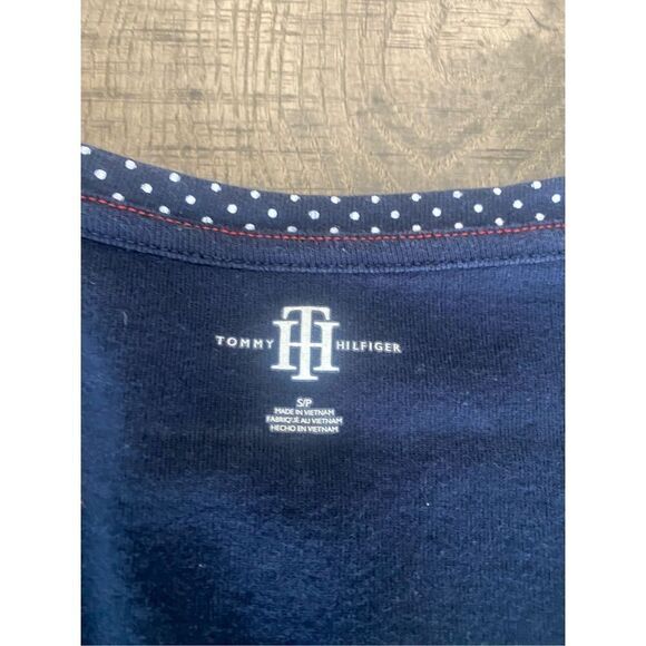 Tommy Hilfiger polka dot woman’s top size SP - Picture 4 of 7